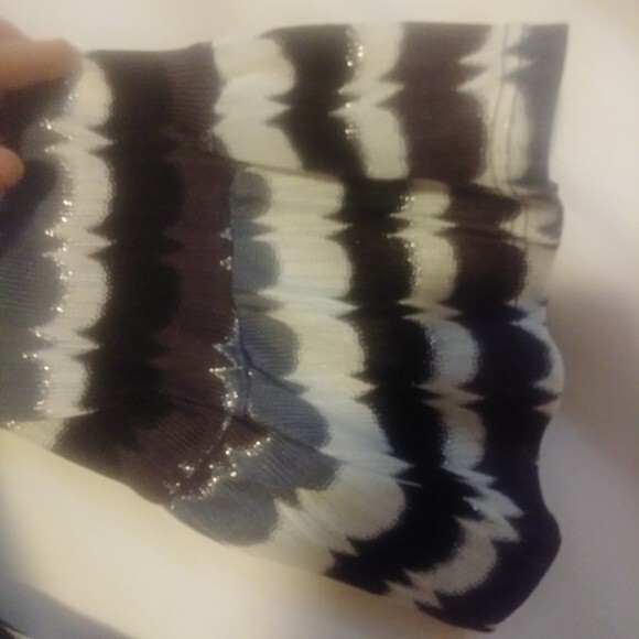 Blue Off The Shoulder Sweater Dress M - Picture 5 of 6